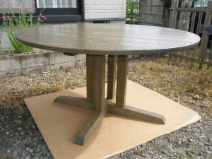 無垢丸テーブル