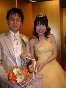 主人の姪の結婚式