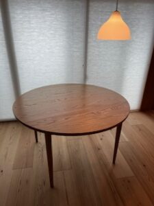 無垢丸テーブル