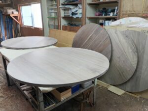 丸天板ブラックウォールナット