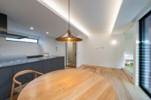 無垢丸テーブル