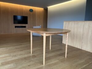 無垢丸テーブル