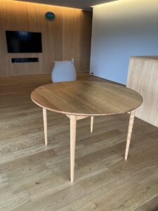 無垢丸テーブル